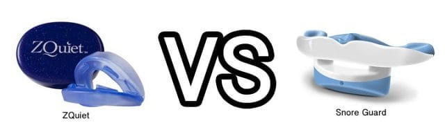 Snore Guard vs ZQuiet Mouthpiece