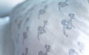 closeup photo of the mypillow