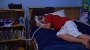 man sleeping with cpap bipap man sleeping with cpap bipap