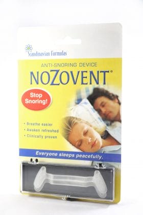 noZovent snore device box