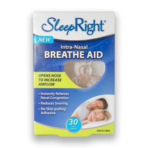 sleepright intra nasal snoring aid box