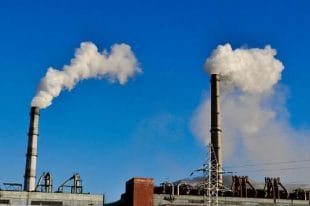 factories polluting the air