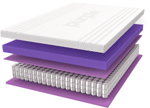 purple mattress has 5 layers