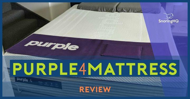 purple 4 mattress made of memory foam