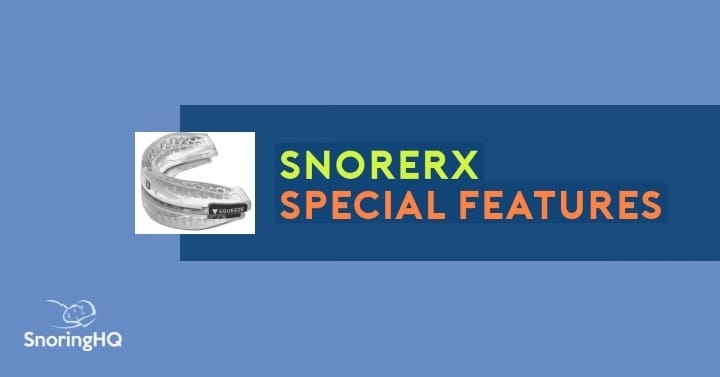 SnoreRx Special Features