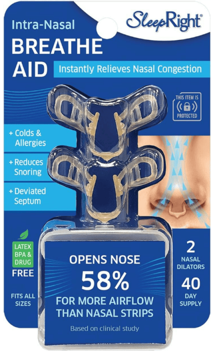sleepright nasal aid package