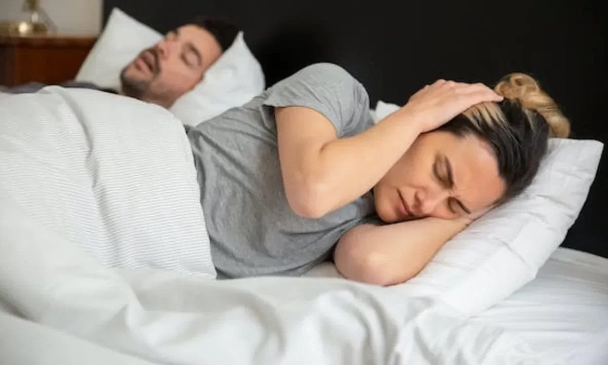 Snoring can be disruptive