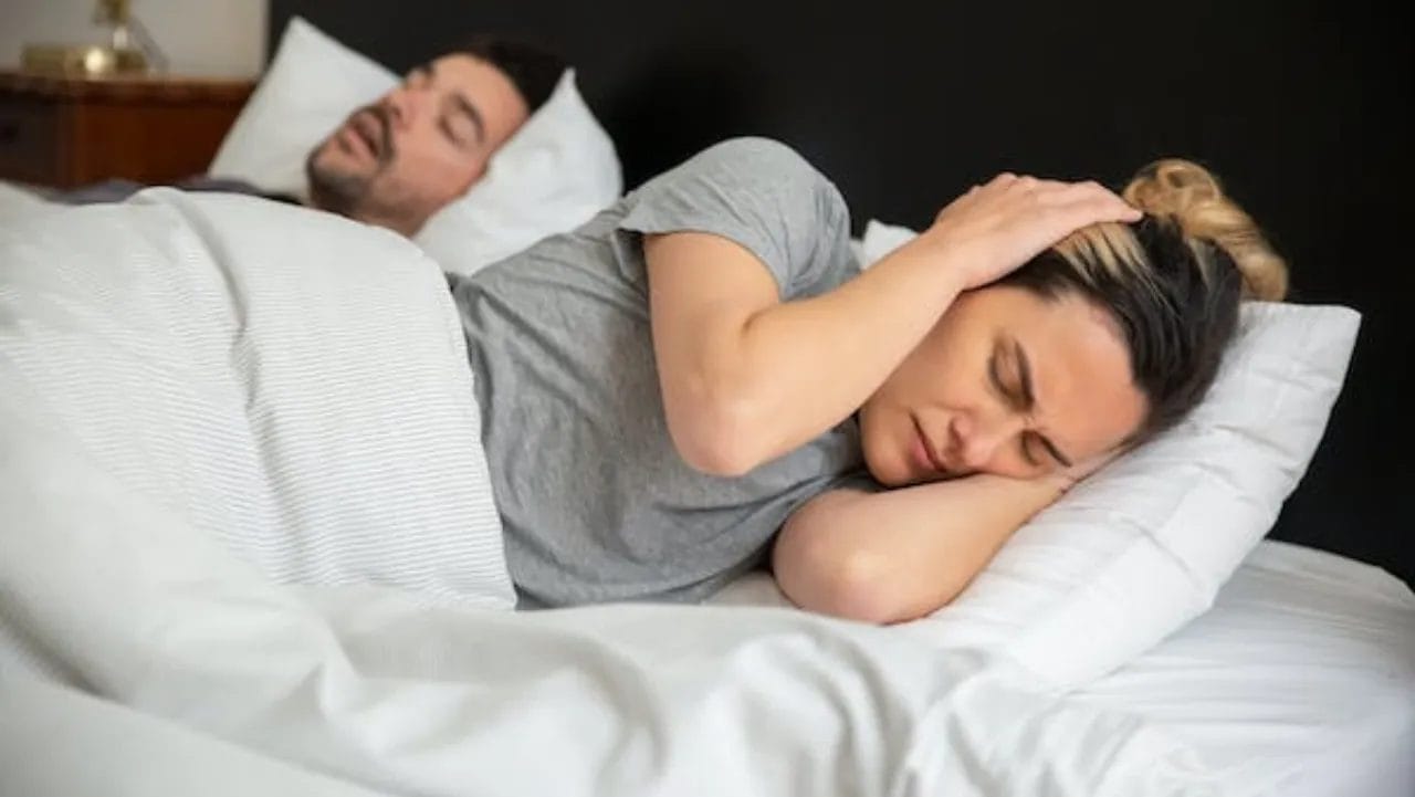 Snoring can be disruptive