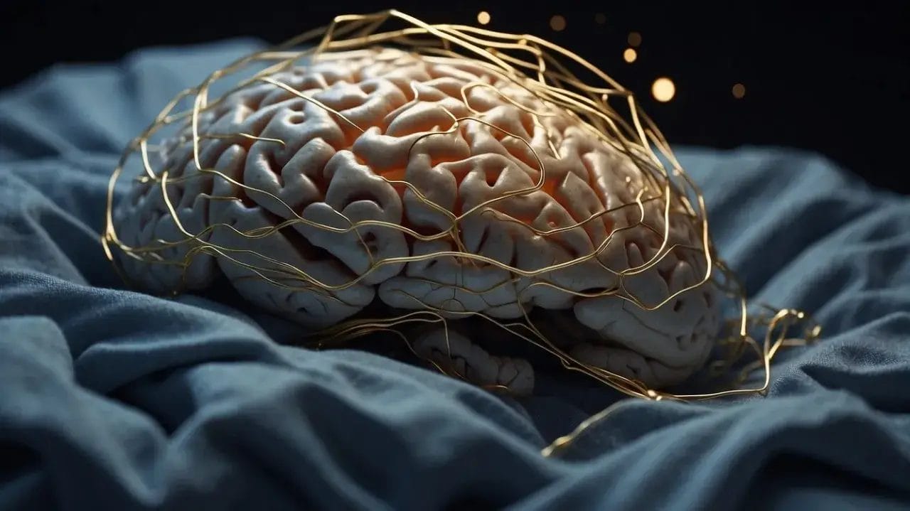 brain on a sheet