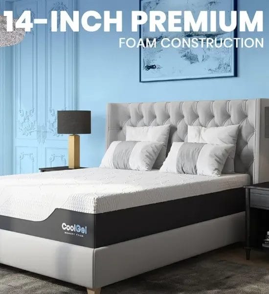 cool gel bedroom view